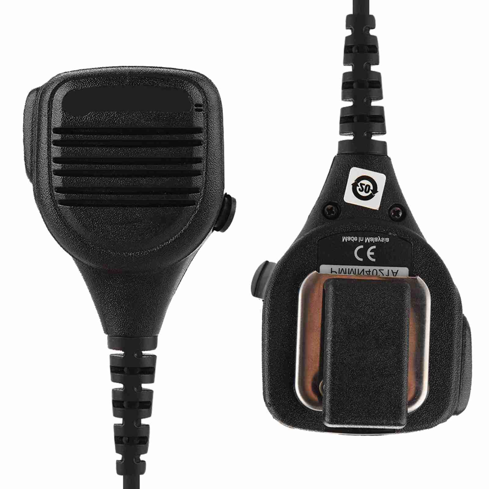 Bewinner Walkie Talkie Speaker para Alta Sensibilidad CB Radio Speaker con Cable Flexible PTT para Walkie Talkie PRO5150, GP338, GP330, GP680, HT750, GP340