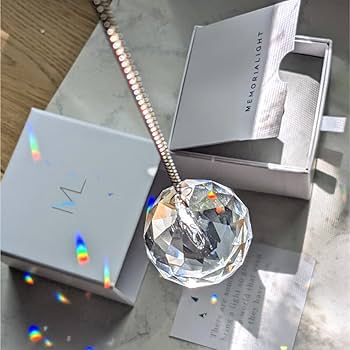 Memorial Crystal - Remembrance Gifts - Gifts For Grieving Friends - Rainbow Maker - Memorial Gifts - Sympathy Gift - Gifts For Grief - Memorial Suncatcher
