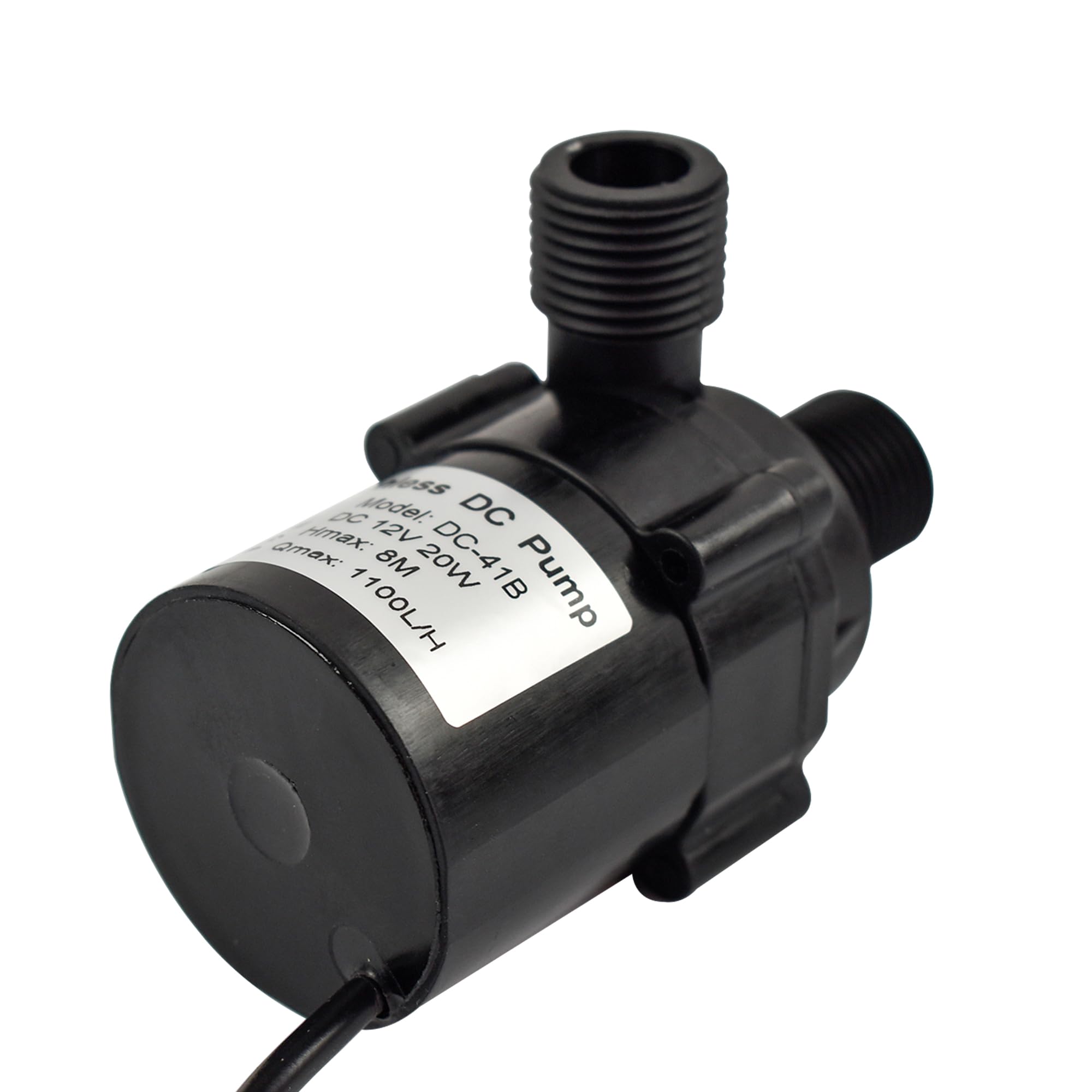CONQUERALL Pompa bezszczotkowa DC 12 V 20 W 1100 l/h pompa obiegowa słonecznego podgrzewacza ciepłej wody