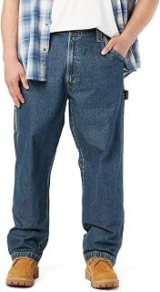 Levi Strauss Signature Gold Men's Carpenter Jeans - Relaxed Fit, Durable Denim, Straight Leg Comfort