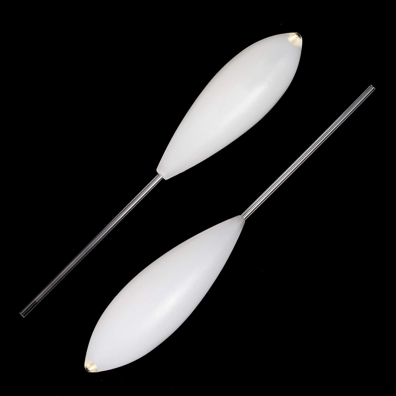 Jkjhbhged 4Pcs Casting SPIROLINO FORELLE POSEB Slow Sinking Suspending Intermediate Bombarda Fly Fishing Float 10G, White