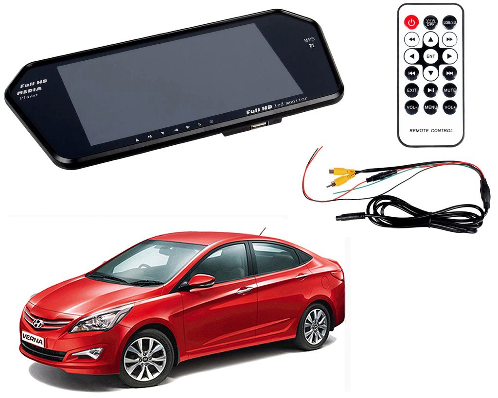 Auto Pearl 7 Inches Full Hd Touch Screen Bluetooth Led Screen for