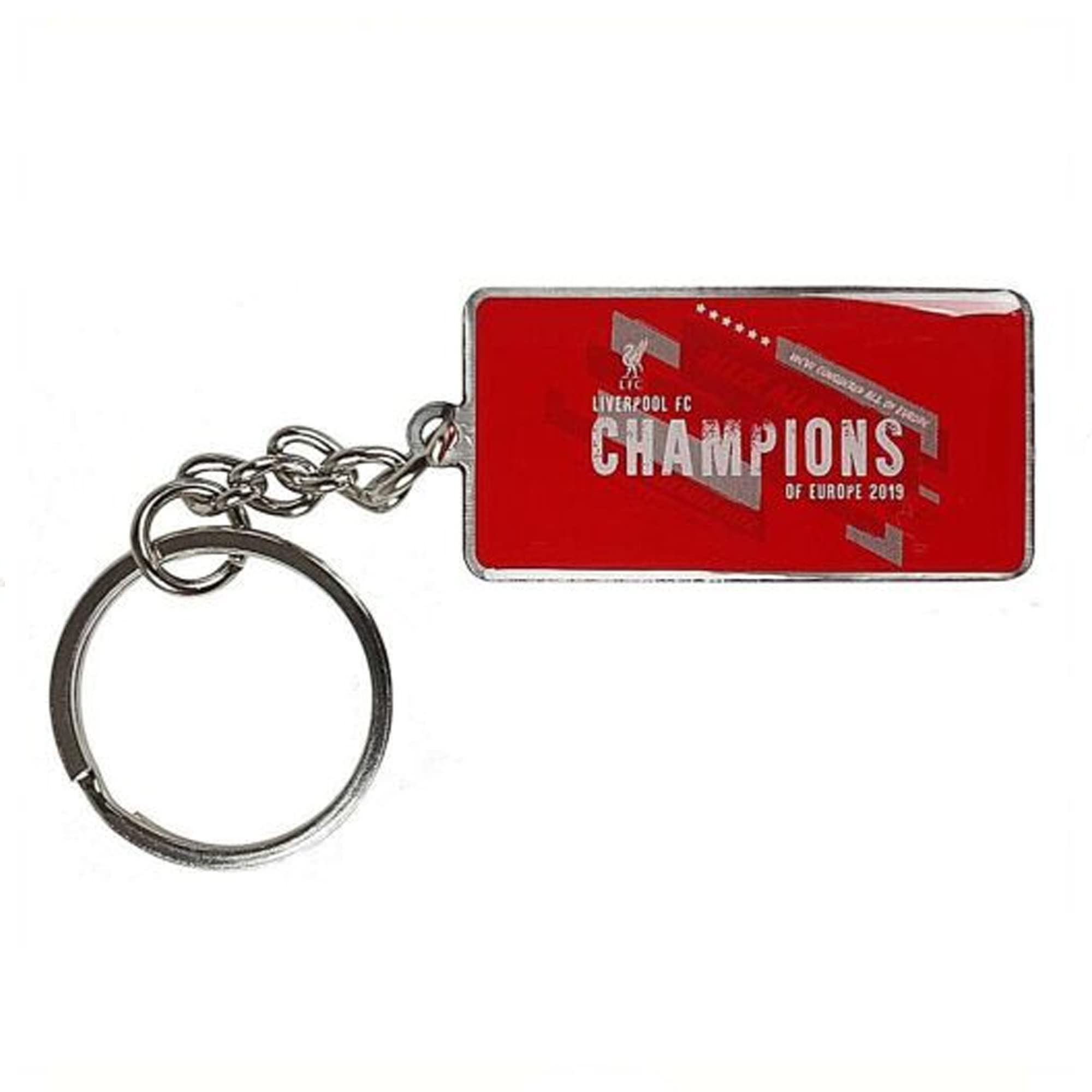 Liverpool Fc Champions Of Europe Keyring Red