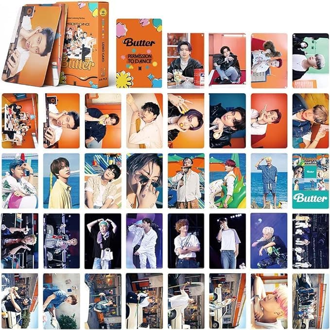 BTS - Lote de 54 tarjetas BTS para tarjetas BTS 2021, mini tarjetas de fotos BTS...