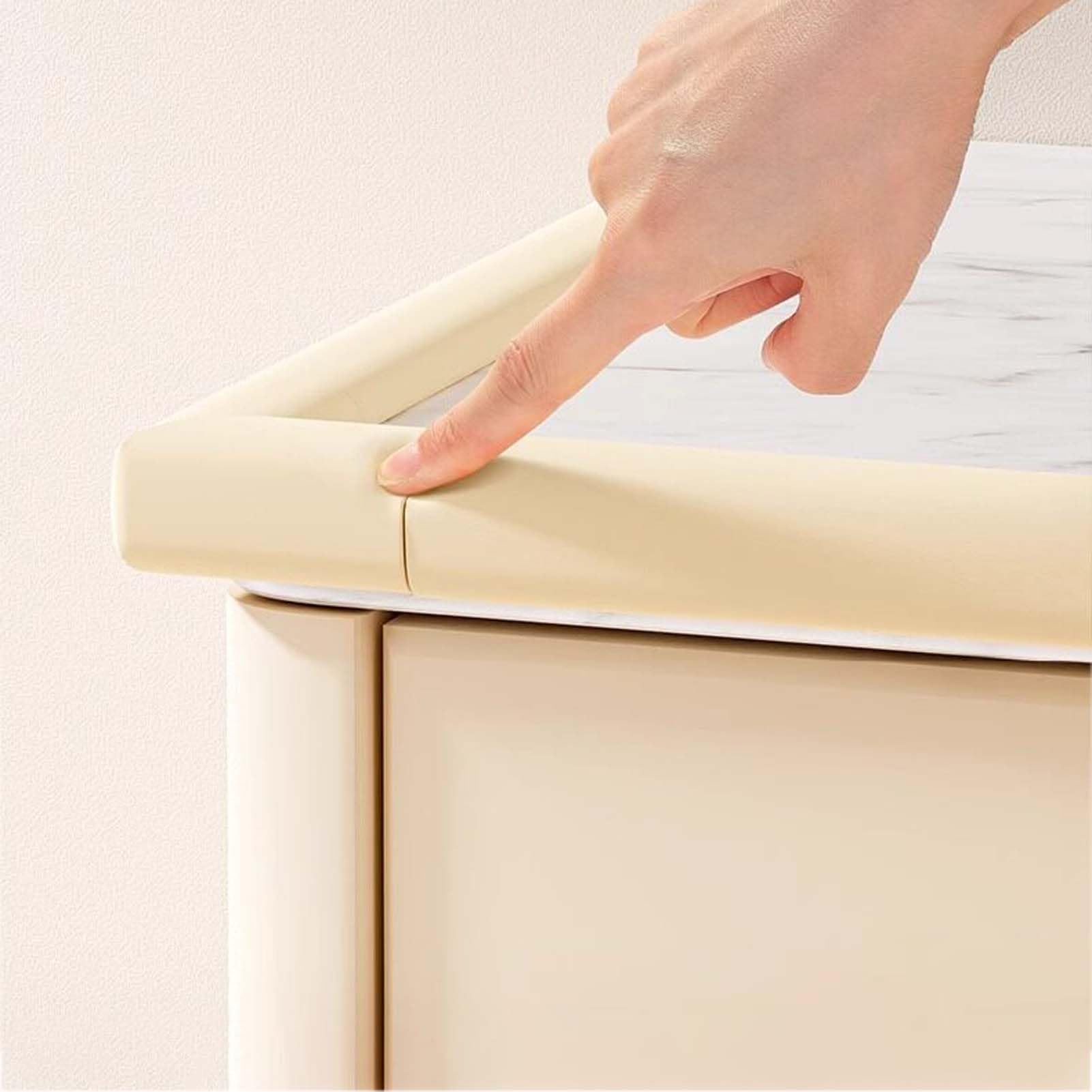 Parachoques para Muebles, Protector De Bordes Y Esquinas, Tira Antigolpes De Espuma, Protector De Mesas, Cinta De Doble Cara, Suave, Flexible, Elástica, Recortable