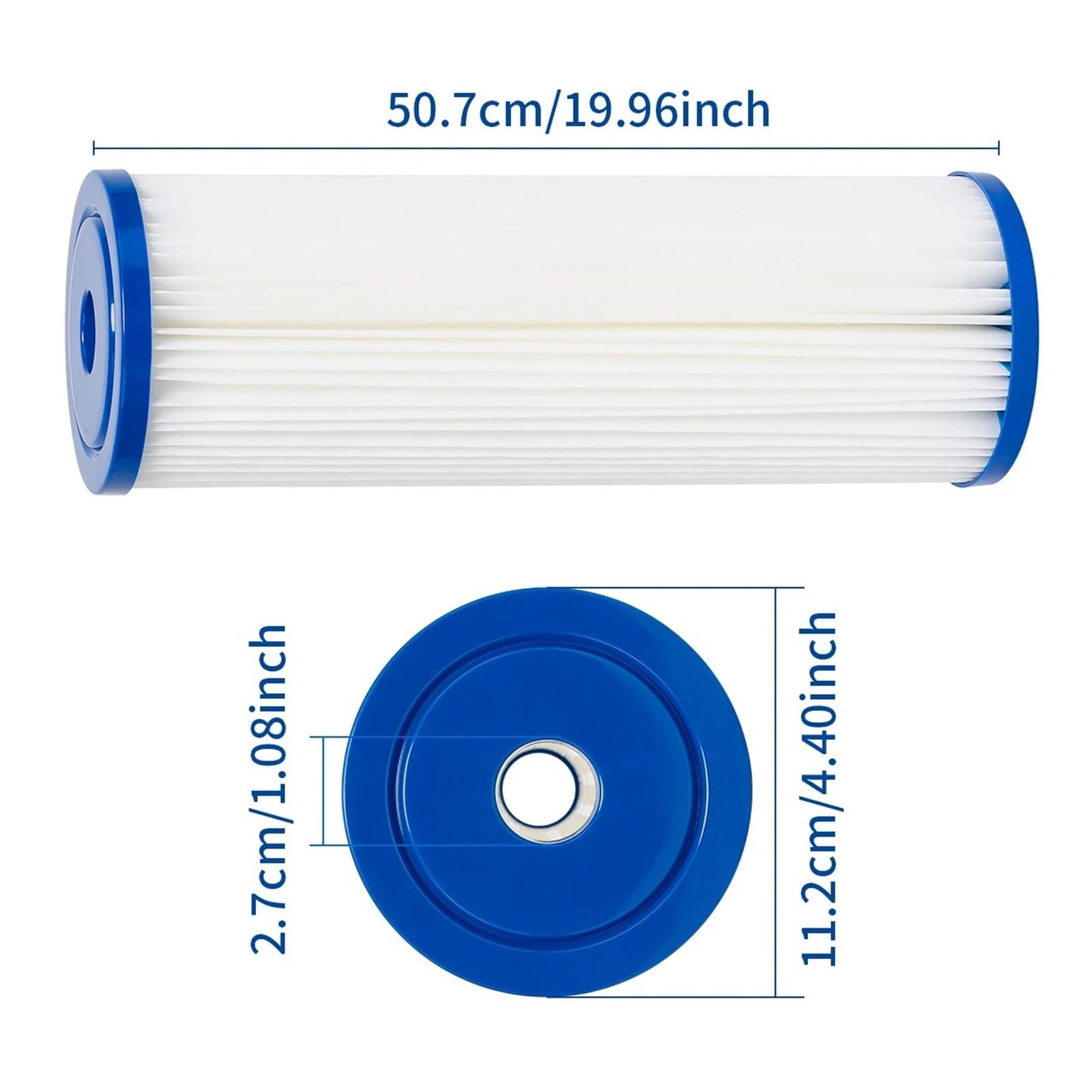 Filtro Plegable De Sedimentación for Toda La Casa | ECP5-BB,AP810-2,HDC3001,SPC-45-1005,CP5-BB,ECP1-20BB,S1-20BB,R30-PPL20BB(1pcs)