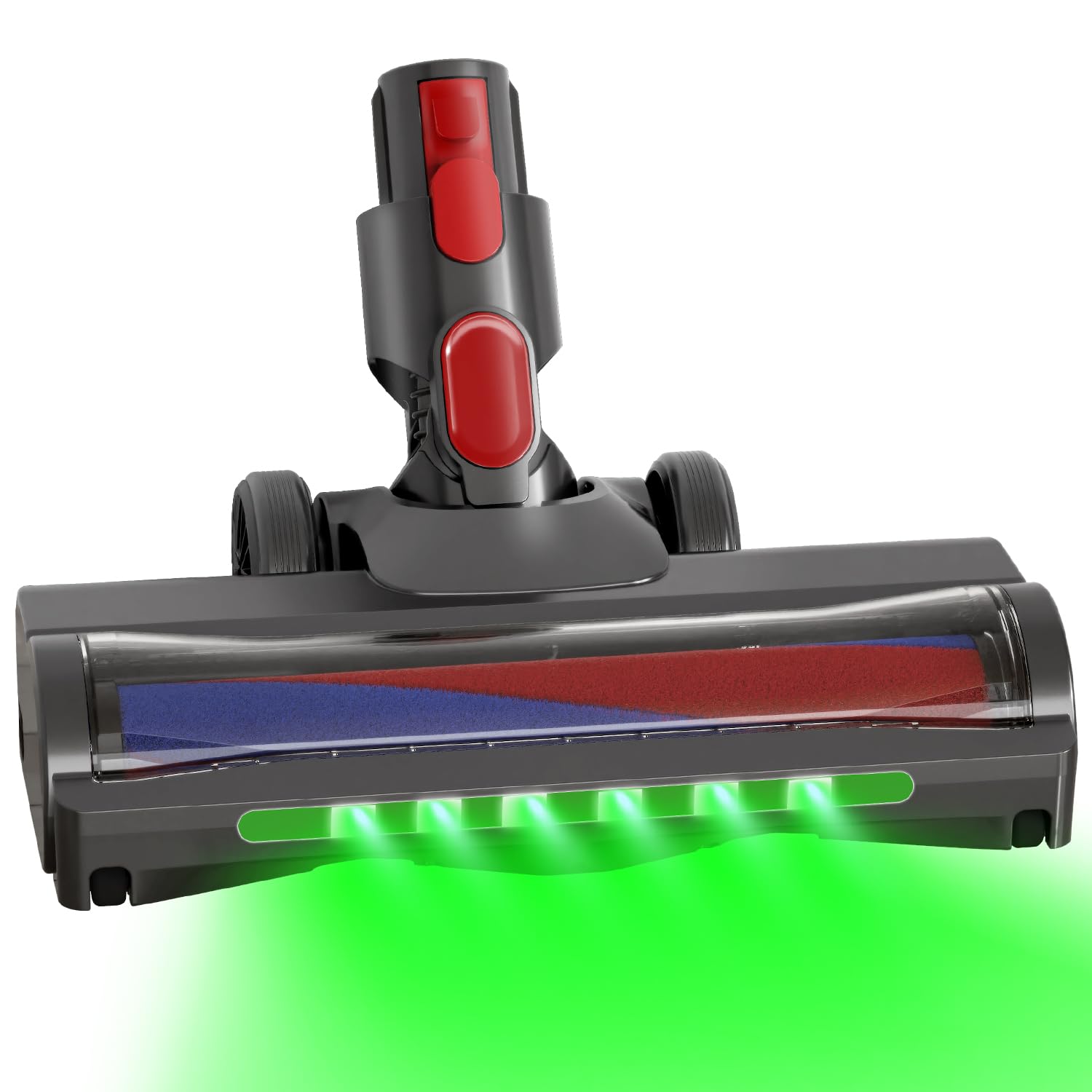 KENVOR Bürste kompatibel mit Dyson V7, V8, V10, V11, V15, 6 Grüne Leucht