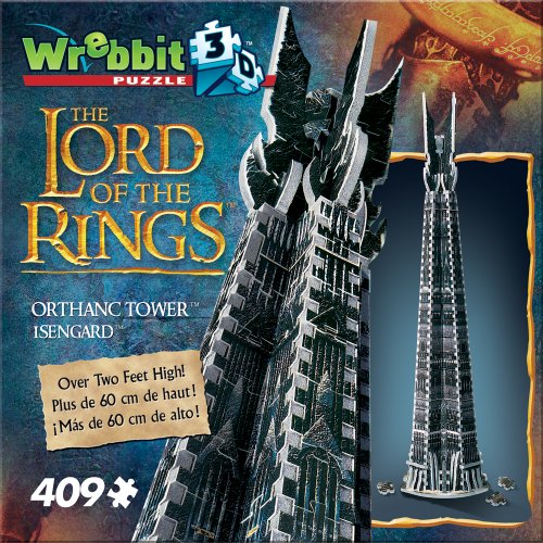 Wrebbit 3D W3D-1001 - Isengard - Orthanc Tower, Lord Of The Rings 3D-Puzzle – Bild 6