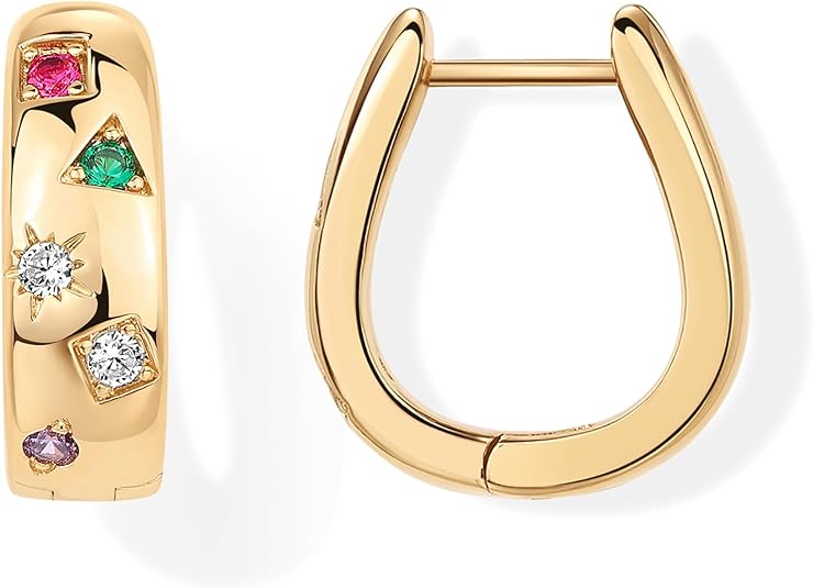 PAVOI 14K Gold Plated 925 Sterling Silver Posts