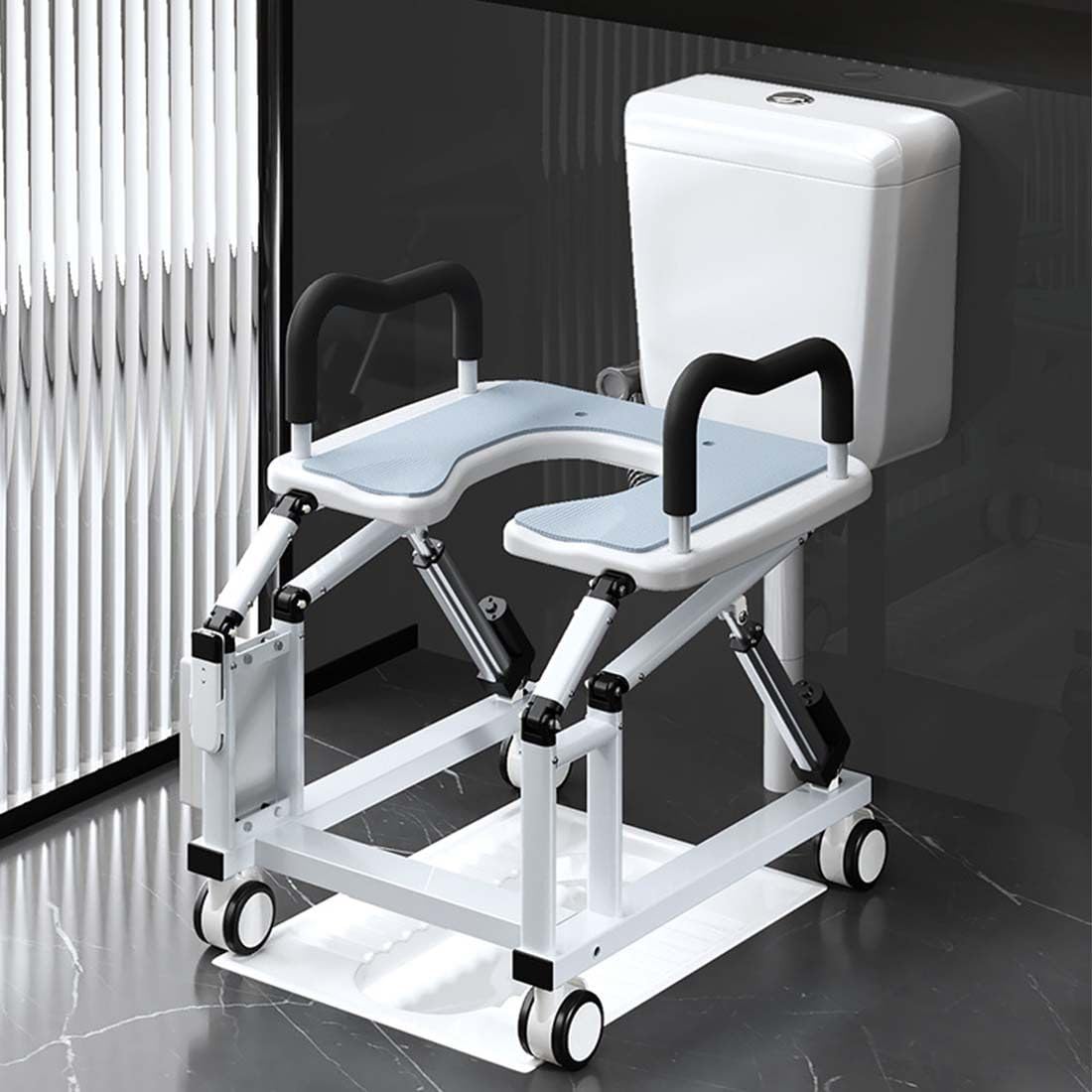 Gthtuhfd Women's 1 Electric Lifting Toilet Chair, Assistive Device For Elderly And Patients, Household Aid For Mobility And Safety