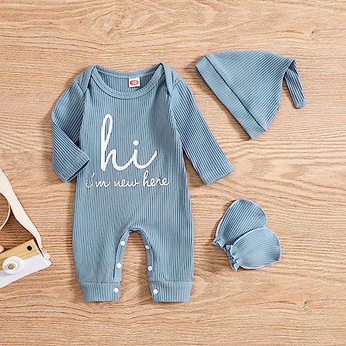 Newborn Baby Boys One-piece Romper Infant Outfit2