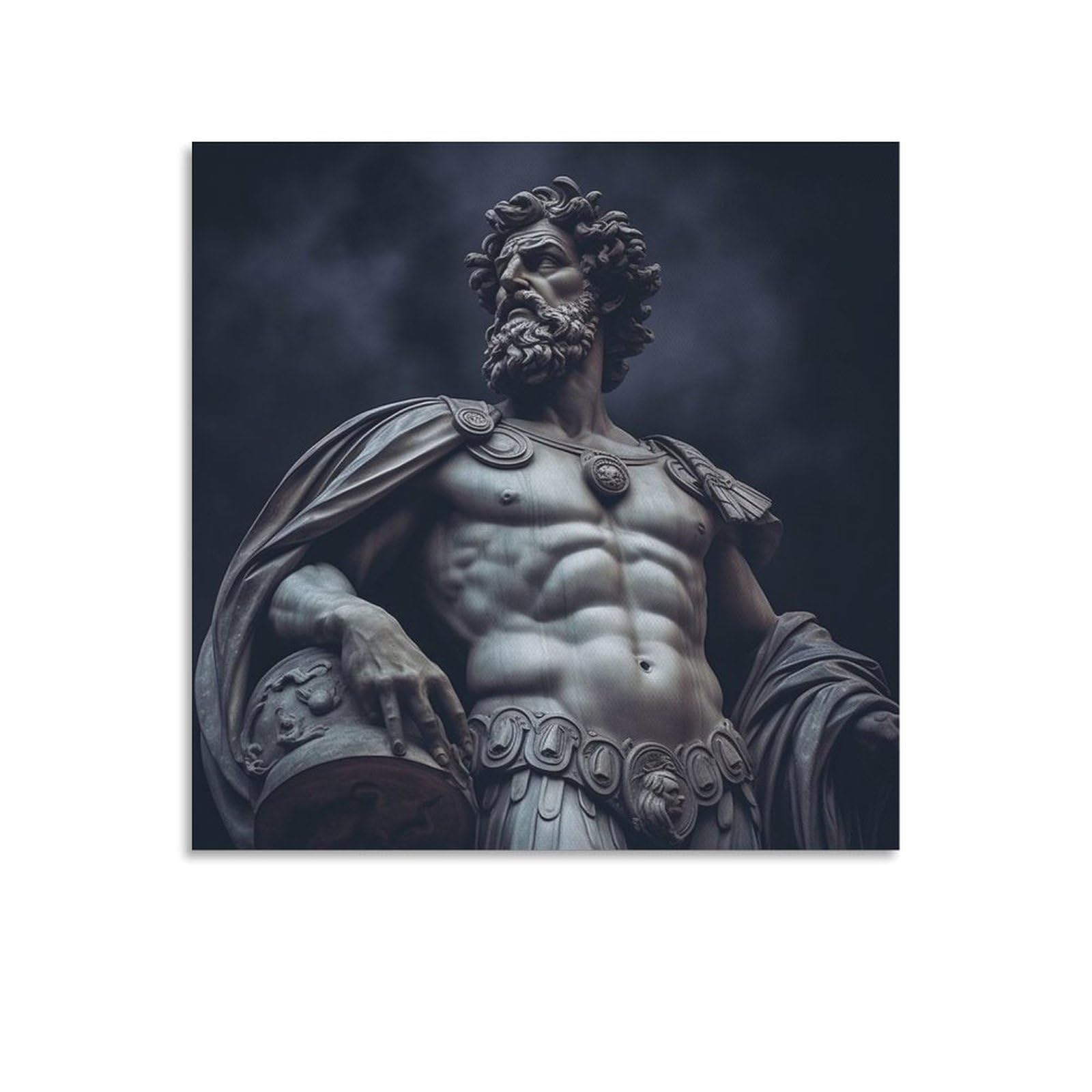 Marcus Aurelius Poster Picture Print Wall Art Poster Painting Canvas Posters Artworks Room Aesthetic 12x12inch(30x30cm)