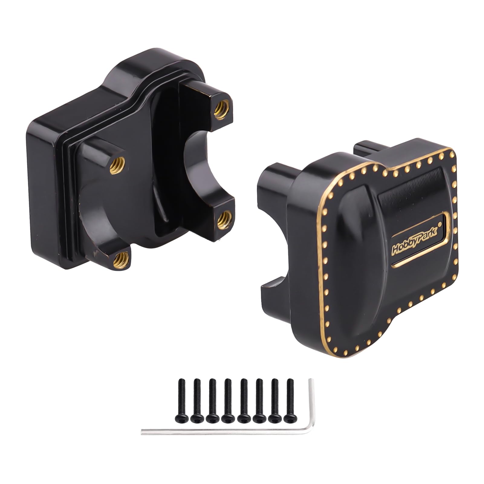 Amazon.com: HobbyPark Brass Diff Covers Front Rear Axle Cover for