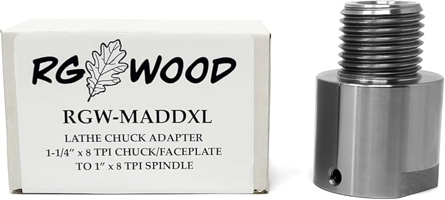RGWOOD Lathe Chuck Adapter: 1