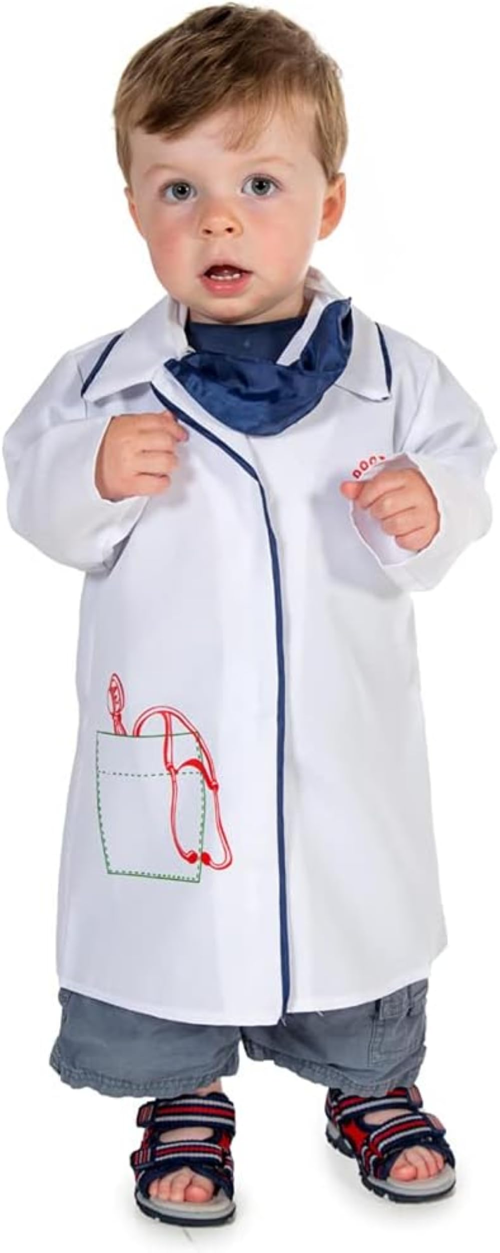 PRETEND TO BEE Doctor/Medic Dress Up Costume Kids with Surgical Mask, 5-7 Years