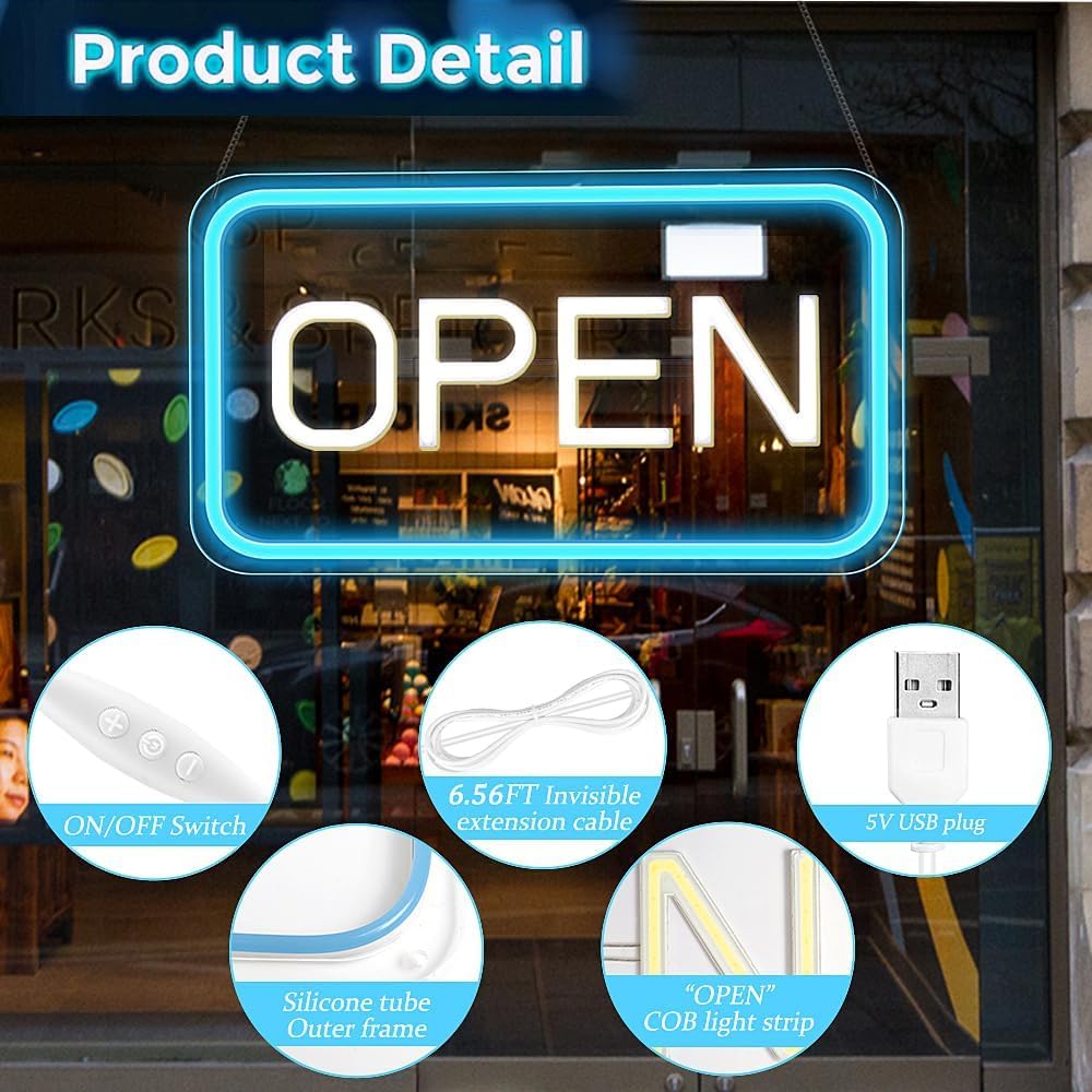 LightingWill LED Neon Open Sign - Image 2