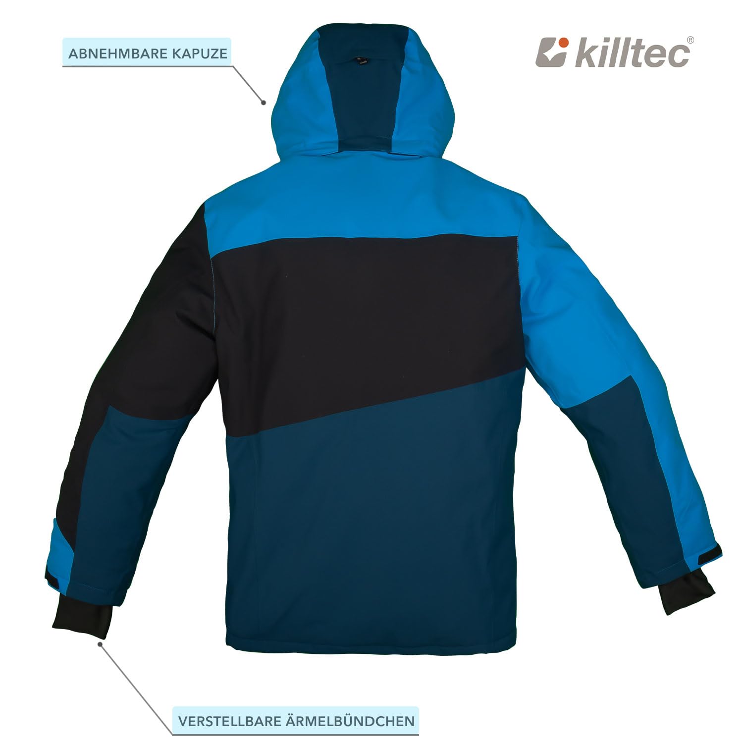 Killtec Herren Skianzug Größe - Skijacke und Skihose - mit 10.000 mm Wassersäule - wasserdicht, winddicht, atmungsaktiv