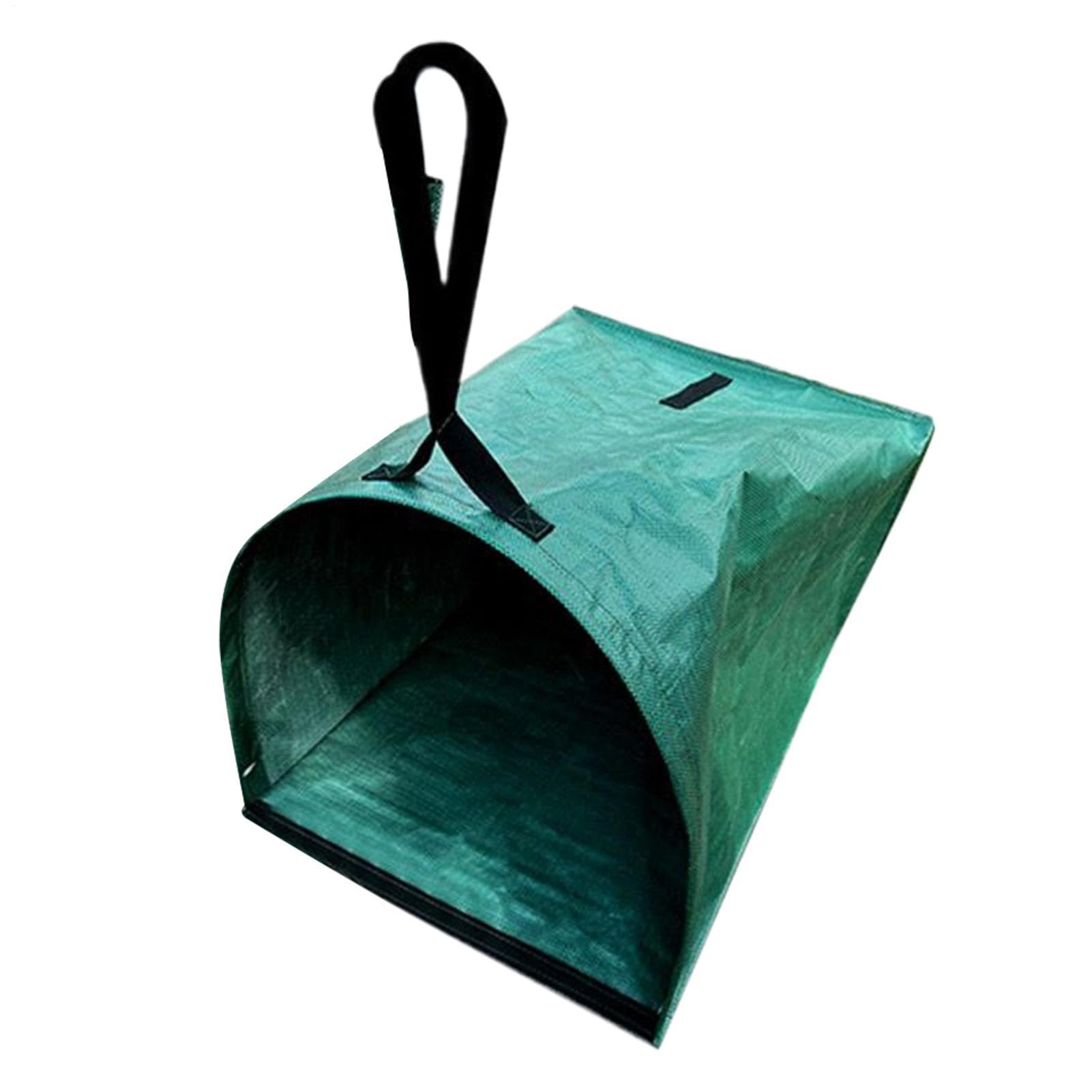 Contenedor de hojas para jardín y terrazas con bolsa de basura reutilizable de 200 litros