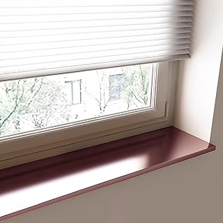 Cubierta protectora impermeable para alféizar de ventana, resistente al óxido, para dormitorio, cocina, balcón, loft, remodelación, decorativa, color rosa, 150 x 40 cm