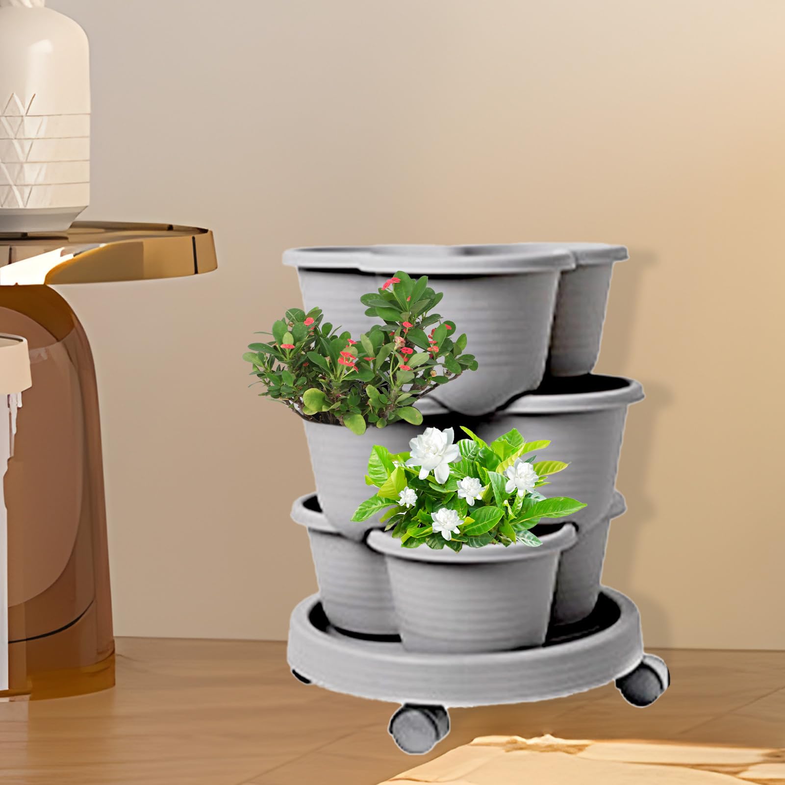 Generico Vaso Impilabile Contenitore Per Vasi Da Fiori