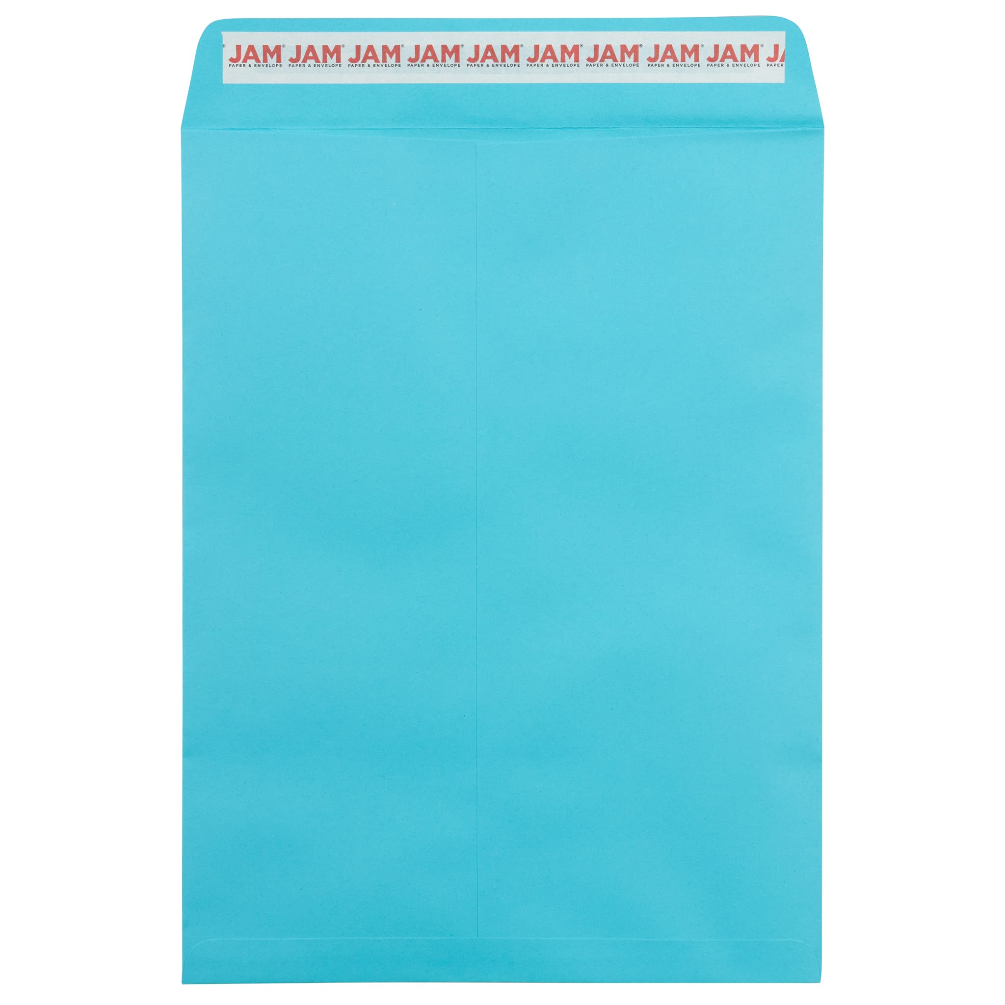 JAM PAPER Katalog-Briefumschläge farbig mit Haftklebeverschluss Blau 25 Stück