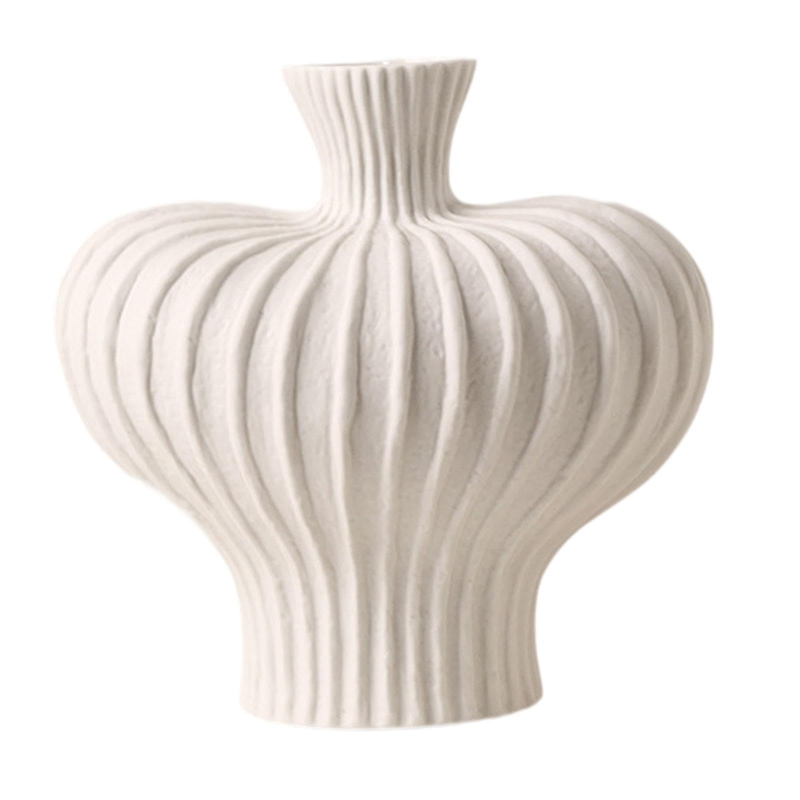 TWISAXC Unique Lantern Flower Vase Resistant To Dirt Porcelain Vase For Shelf Display Flower Features Lantern