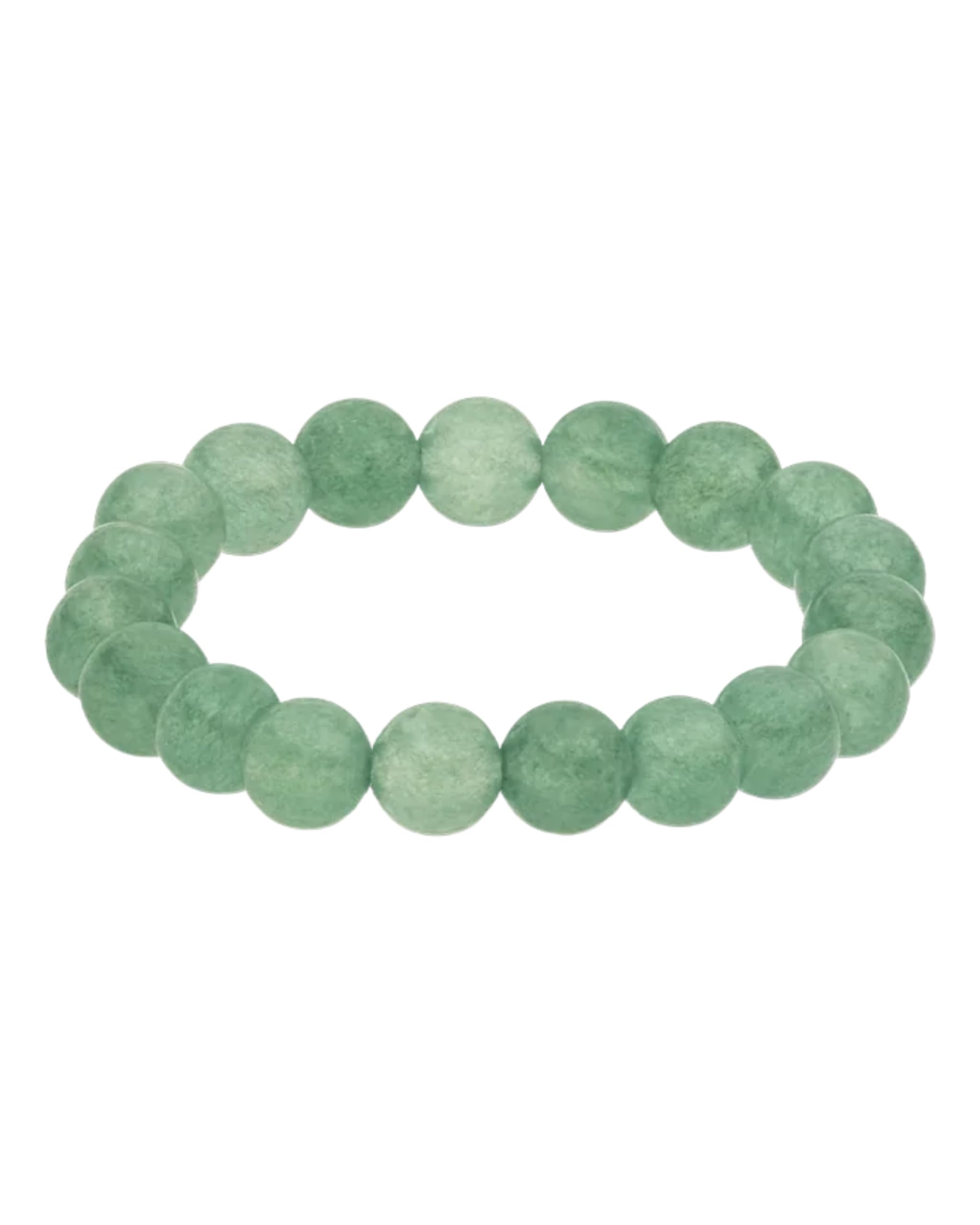Purelei Aventurine Light Anxiety Ring (S-M) – Verstellbarer Damenring aus Aventurin-Perlen – Wasserfester Ring Damen – Anti Stress Ring – Schmuck für deinen individuellen Look