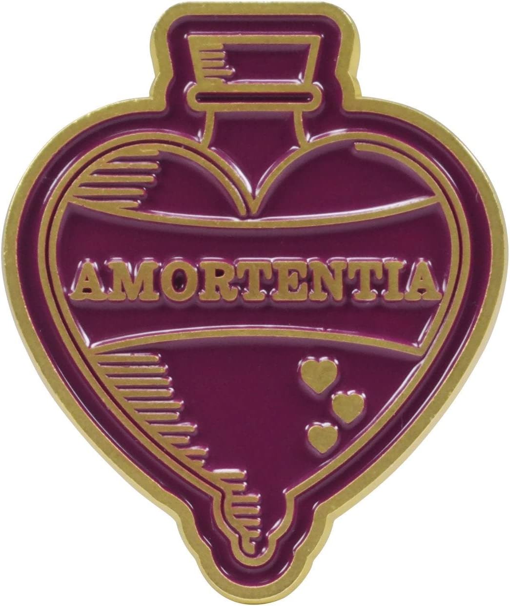 Enamel Pin Badge – (Love Potion) – N/A – One Size, Medium, Enamel, Zinc Alloy, Medium, Enamel, Zinc Alloy