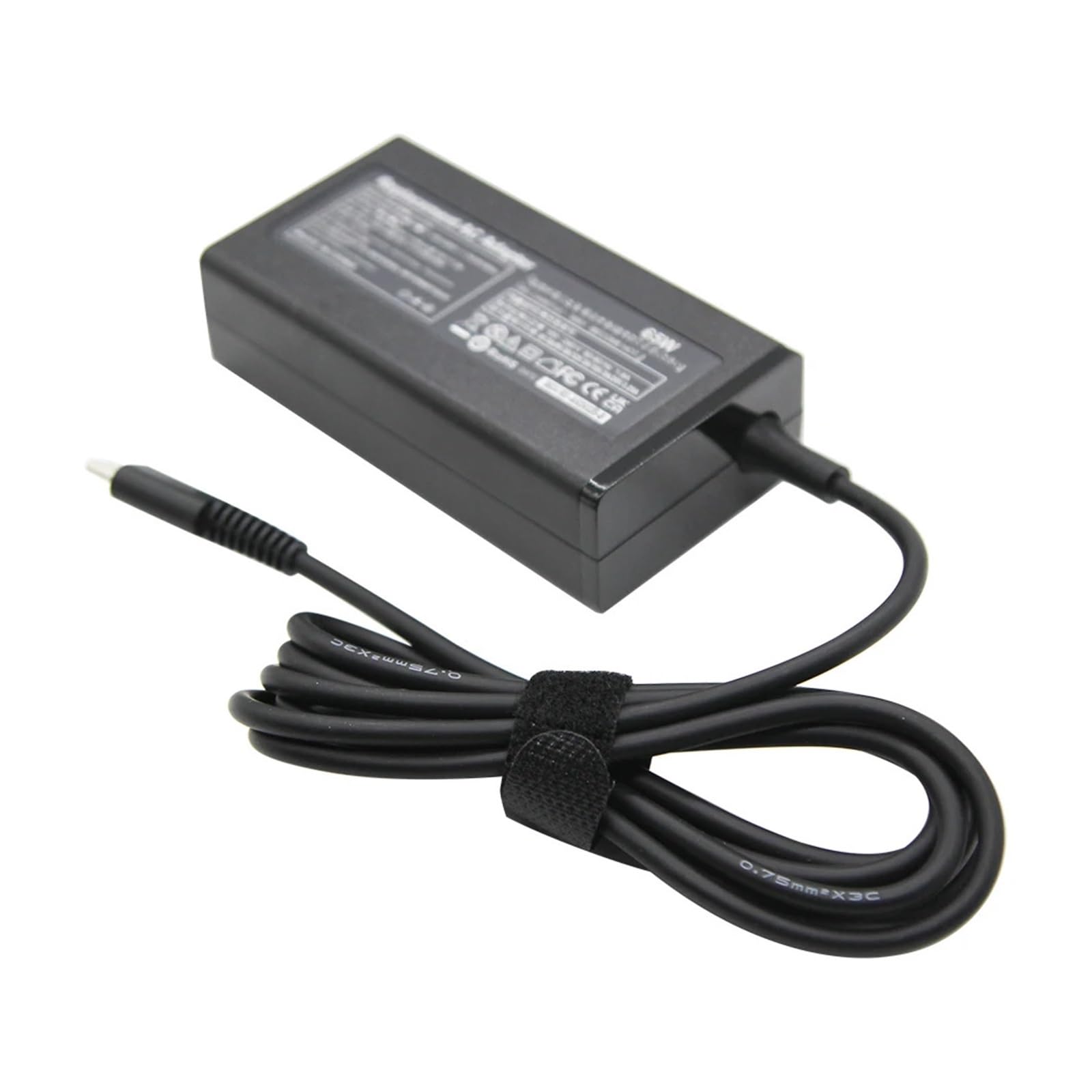 Cargador Tipo C de 65W con voltaje universal para viajes a zonas con enchufe UK 7