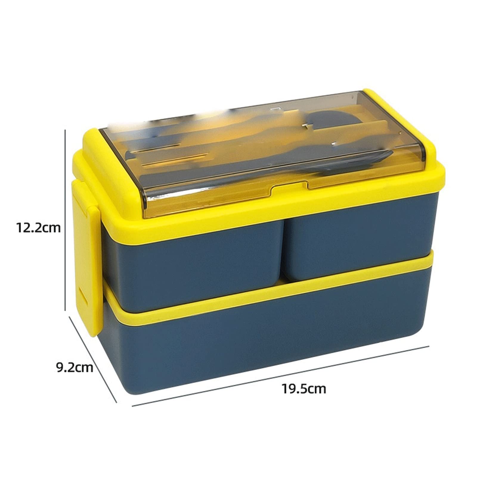 es Lunch Box Lunchbox in plastica per Ufficio Scuola Portatile Colazione Picnic Contenitore pasto pr