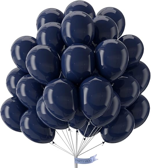 Product image for PartyWoo 140 pcs Blue and Silver Balloon Arch Kit - 2
