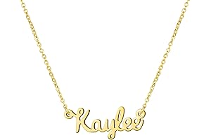Kaylee Engraved Pendant Necklace Personalized Name Necklace