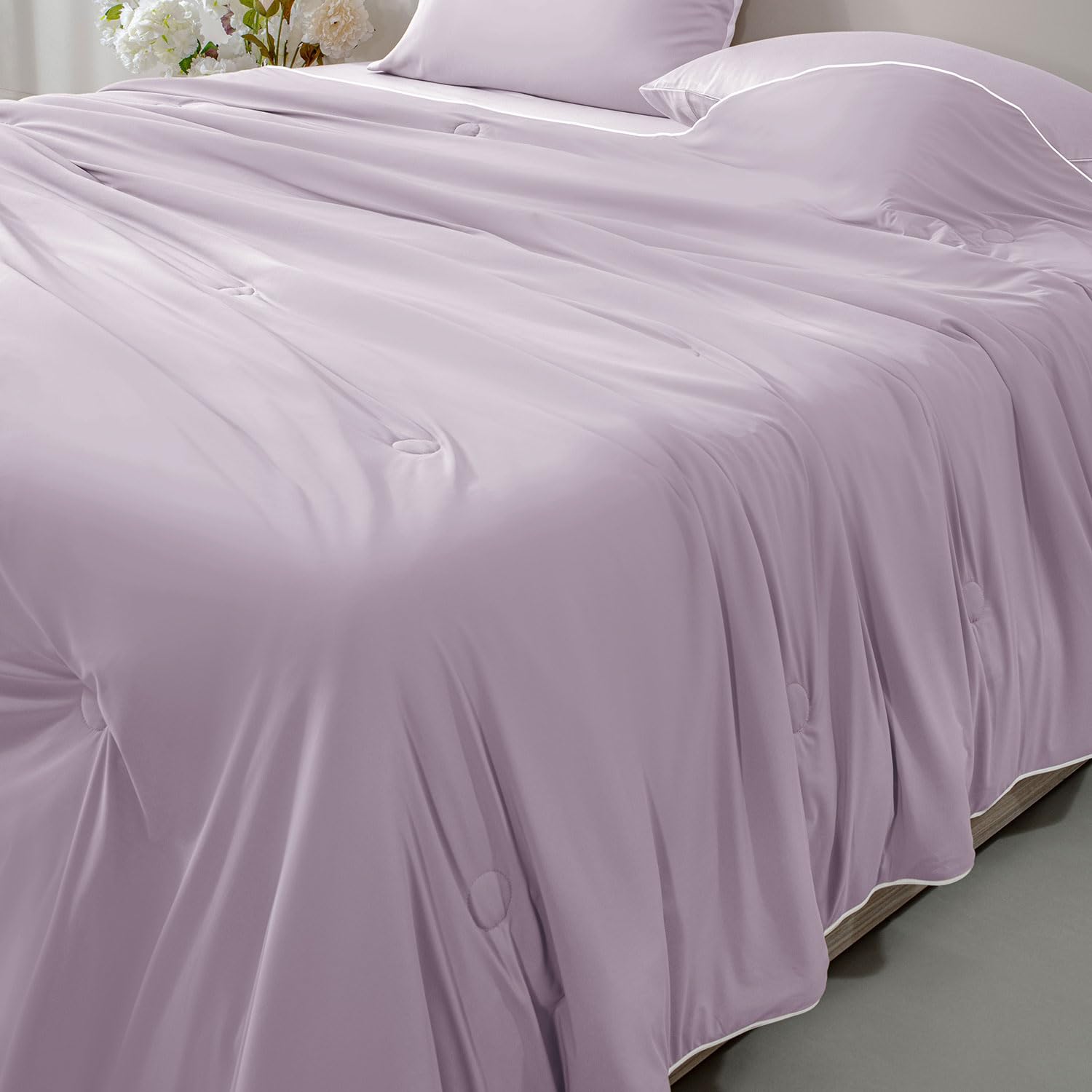 Spread Spain Sleepology - Temperature Control Quilt (Lavender, Double)-image-37