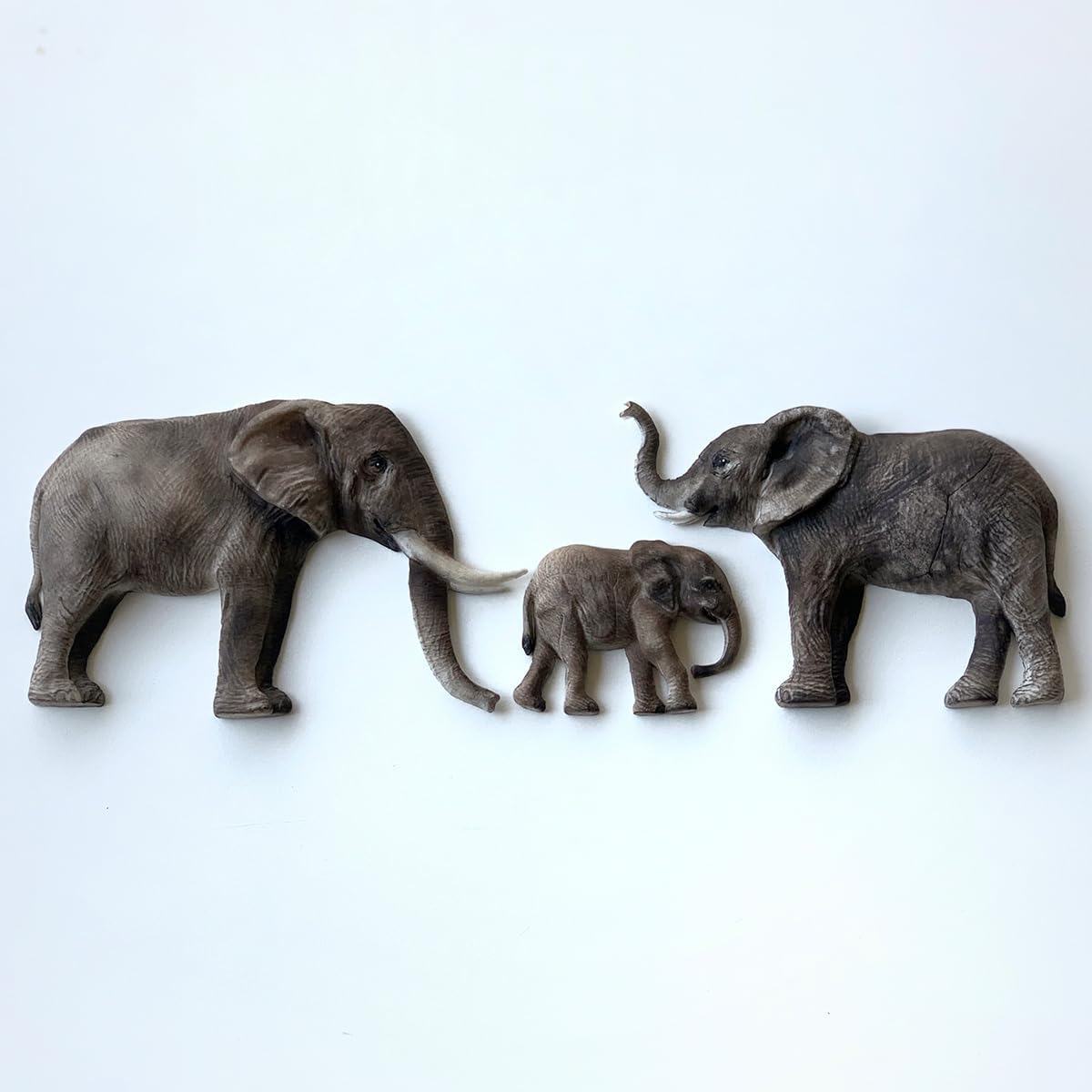 Katy Sue Elephant Family Silicone Mold for Cake Decorating & Craft. An Elephant Animal Mold To Use With Fondant, Gum Paste, Sugar Paste, & Air Dry Clay from Katy Sue Designs Fondant Molds