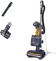 Shark Corded Upright Vacuum Cleaner 1.1L with Anti Hair Wrap Technology, LED Headlights, Lift-Away, Anti-Allergen, 8m Cord, 750W, 2 Attachments, Royal Grey, NZ691UK