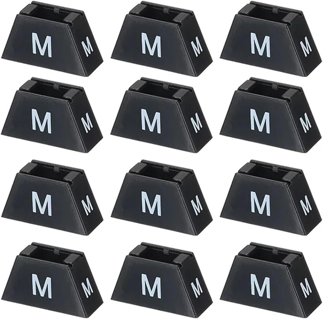 Hanger Markers 100PCS Plastic Hanger Size Markers Clothes Labels S-XXXL Rack Divider Sorting Color for Clothing Racks(XX-Large)