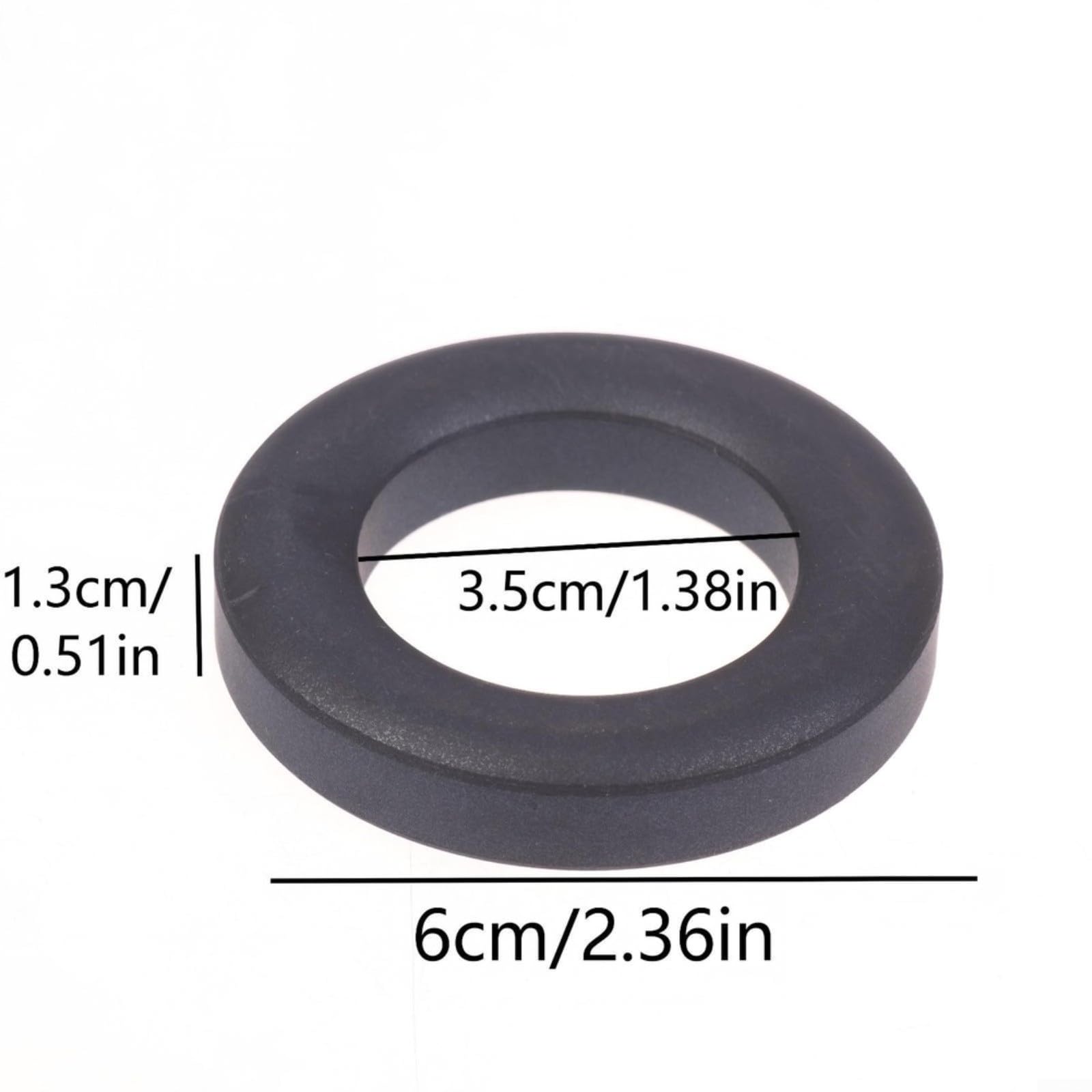 FT240-43 Magnetring mit Toroidkern 6,1 x 3,5 cm aus Nickel-Zink für RF Antenne Balun und DIY Drossel geeignet, schwarz(2pcs)