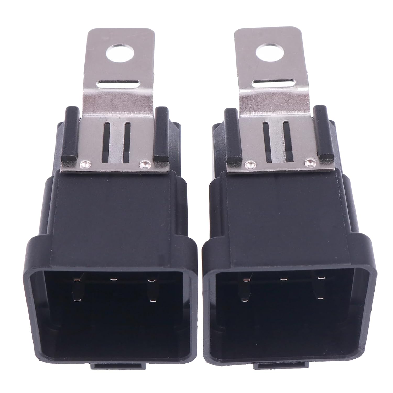 IEQFUE 2PCS Magnetic Starter Relay Switch 6670312 5 Pin (12V 50A) Compatible with John Deere Hella 4RD 931 410, 4RD 931 410-08 007794301 H41410081 933332201