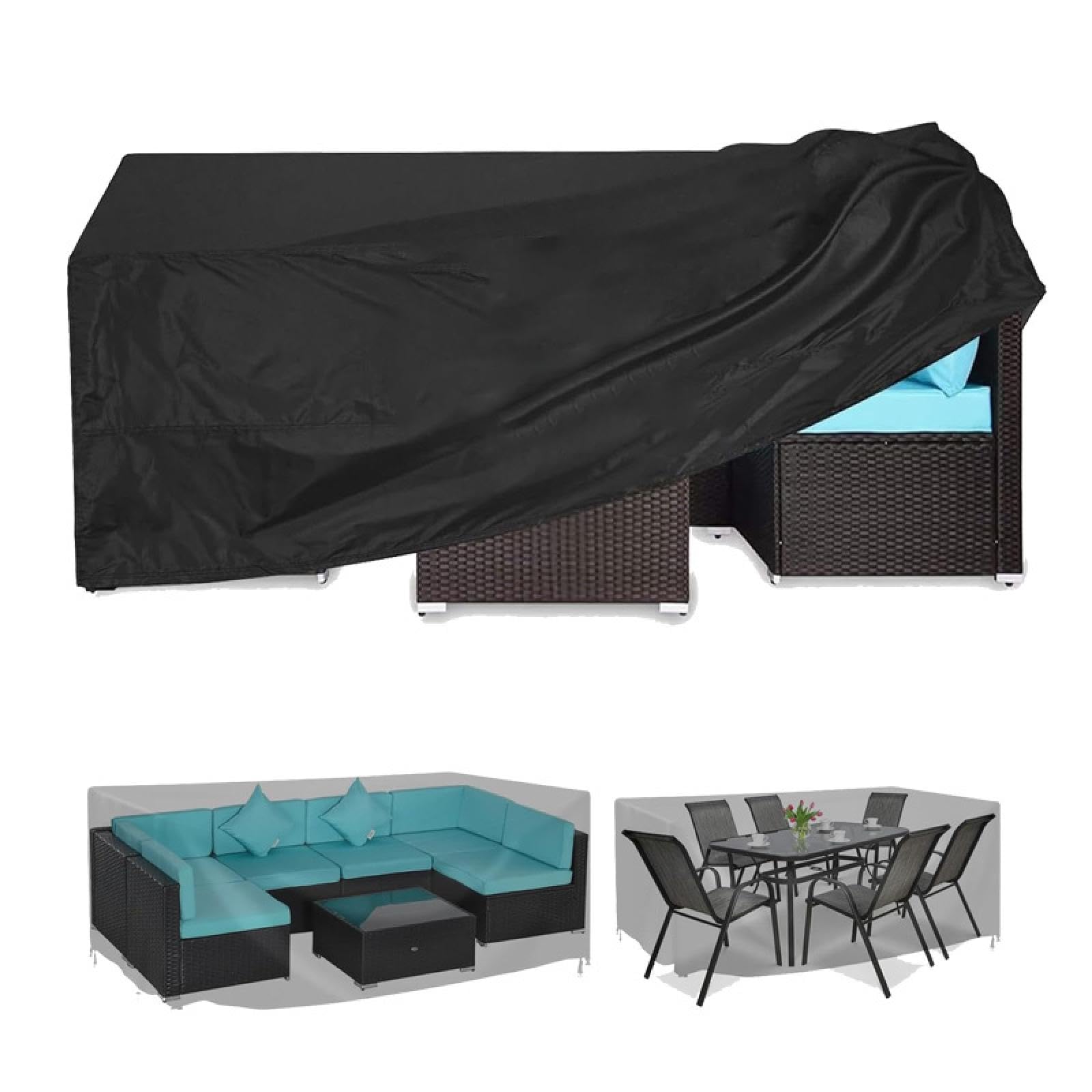 AEXOIO Cube Garden Furniture Covers Waterproof 90x45x75cm/LxWxH Outdoor Garden Table Cover,600D Oxford Fabric, Windproof - Cube/Square Outdoor Patio Table Covers Windproof, Anti-UV
