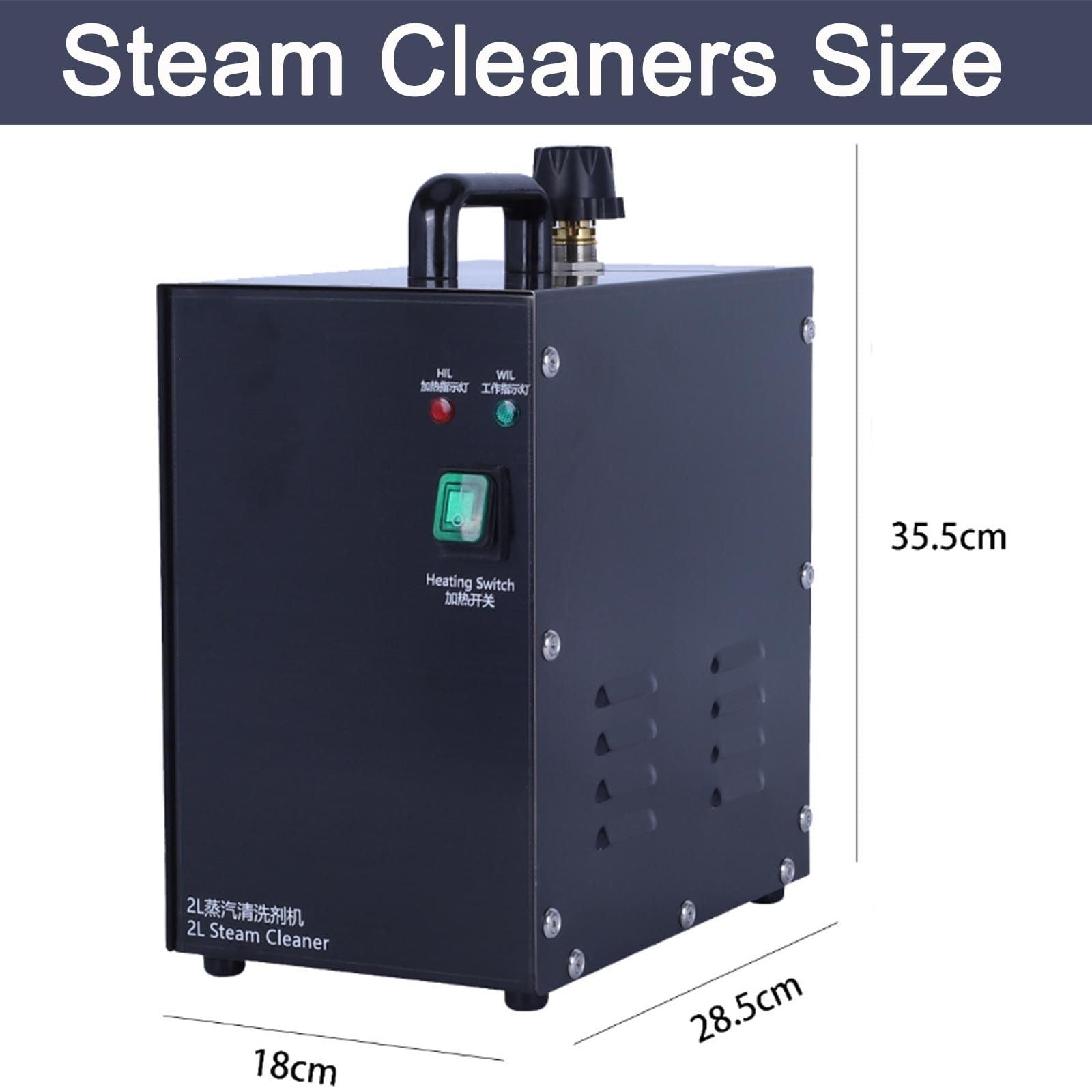 Pulitore per gioielli e macchina per la pulizia a vapore, 1300 W, capacità 2 l, in acciaio inox per monete, piccole parti metalliche, circuiti, necessità quotidiane, strumenti di laboratorio