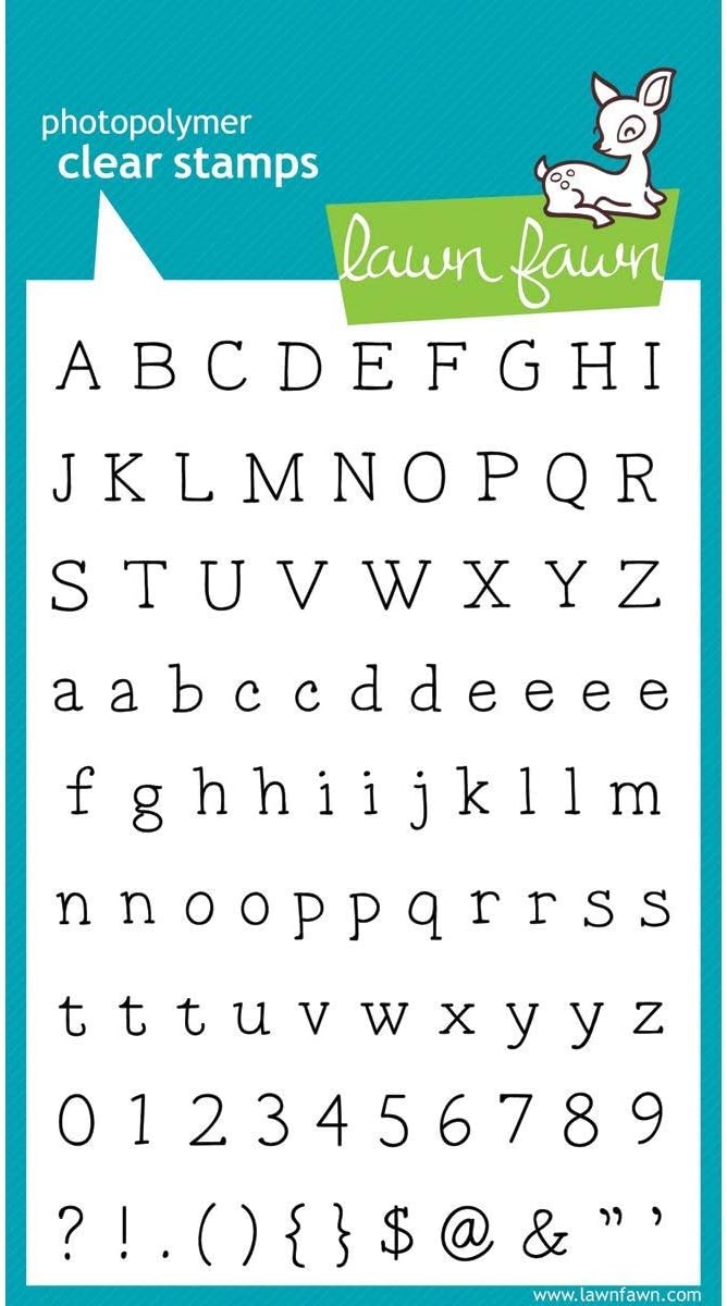 Lawn Fawn Clear Stamps - Smitty's ABCs (LF321)