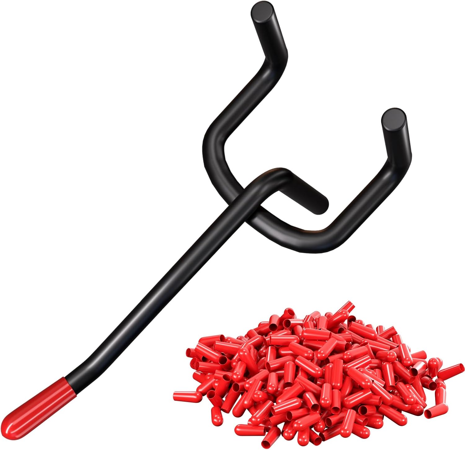 Pegboard Hooks for Hanging - Peg Board Organizer Accessories Fit New Metal Peg Board Storge Tool 2in 100Pcs