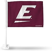 Vista 33 de Rico Industries Bandera de coche de doble cara de la NCAA, gran accesorio para automóvil