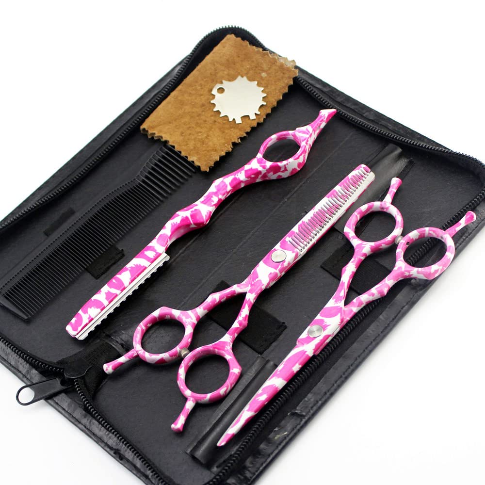 Hair Cutting Shears, 5.5 Inch Japan 440C Steel for Salon and Home Trims