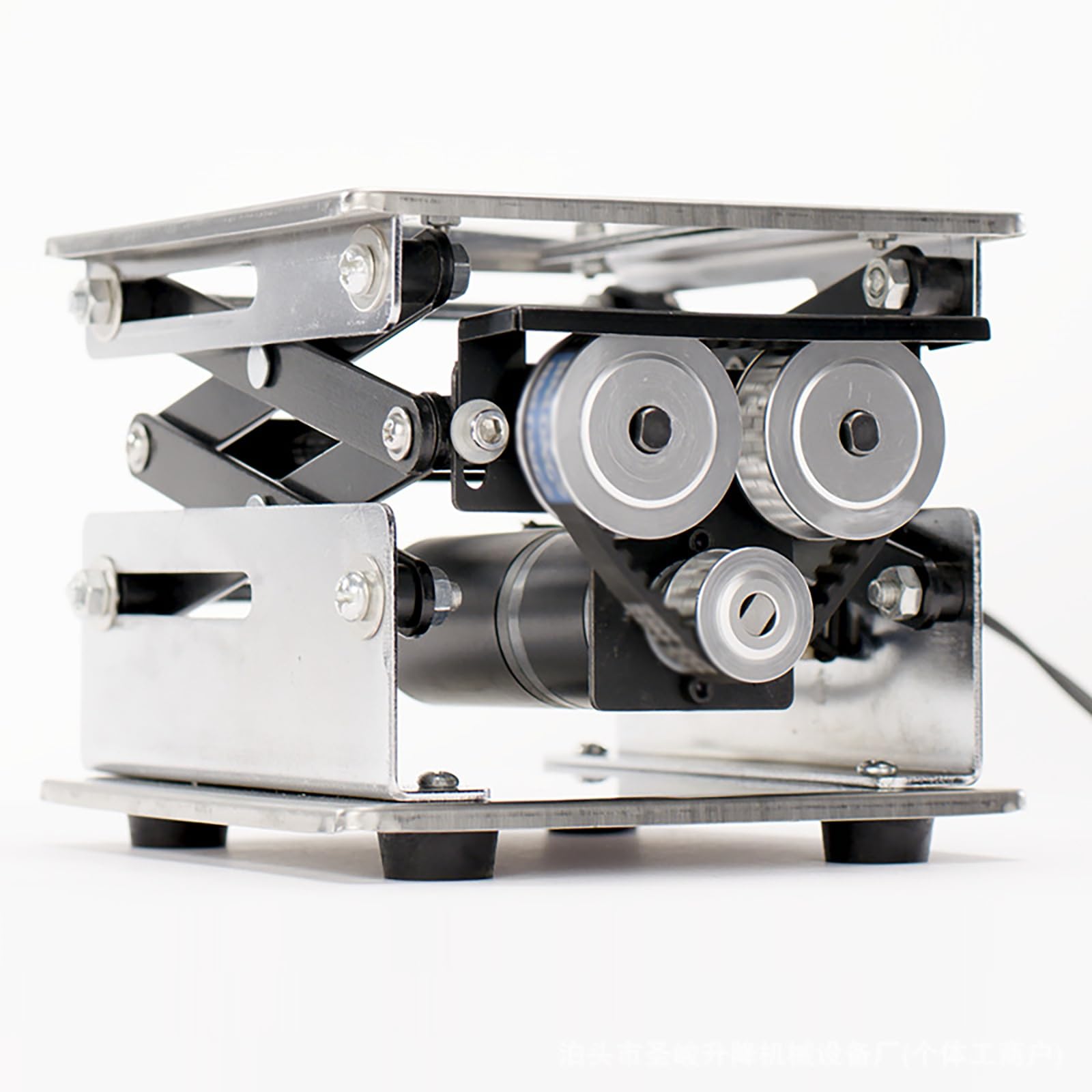 Piattaforma di sollevamento elettrica in acciaio inox, regolabile, con telecomando, carico di 10 kg, per produzione industriale, ricerca scientifica e attrezzature da laboratorio