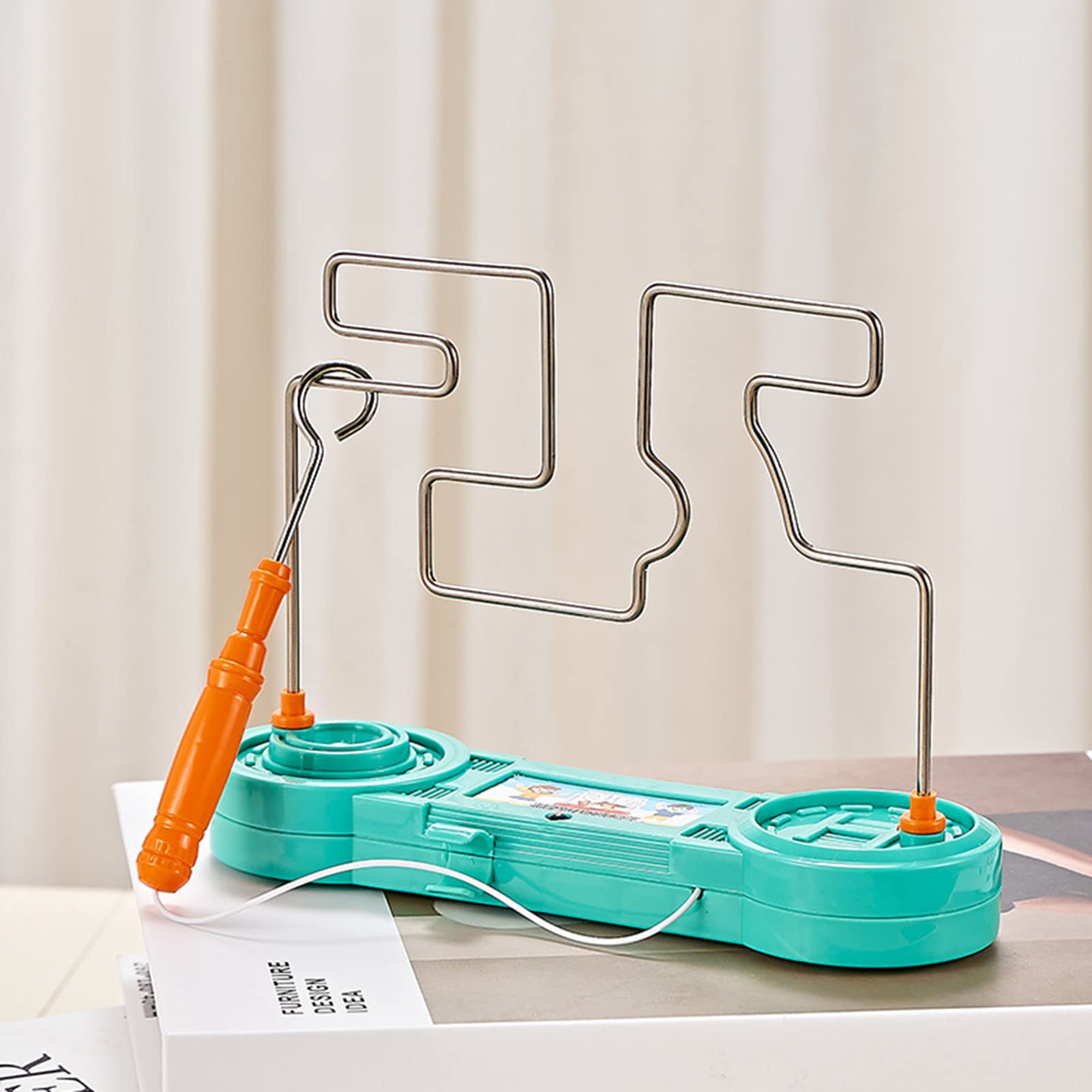 Electric Shock Bump Maze Dont The Wire Game Toy, Interesting FamilyGames,  Beat The Hot-wire Super Nerve Game Wire Skill Maze Childrens Adults Nerves  Touch Toys Kids - Blue : Amazon.co.uk: Toys &