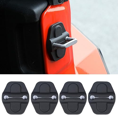 Cubierta decorativa para cerradura de puerta para Jeep Wrangler JL JLU 4XE Unlimited Sahara Sports Rubicon Gladiator JT 2018 2019 2020 2021 2022