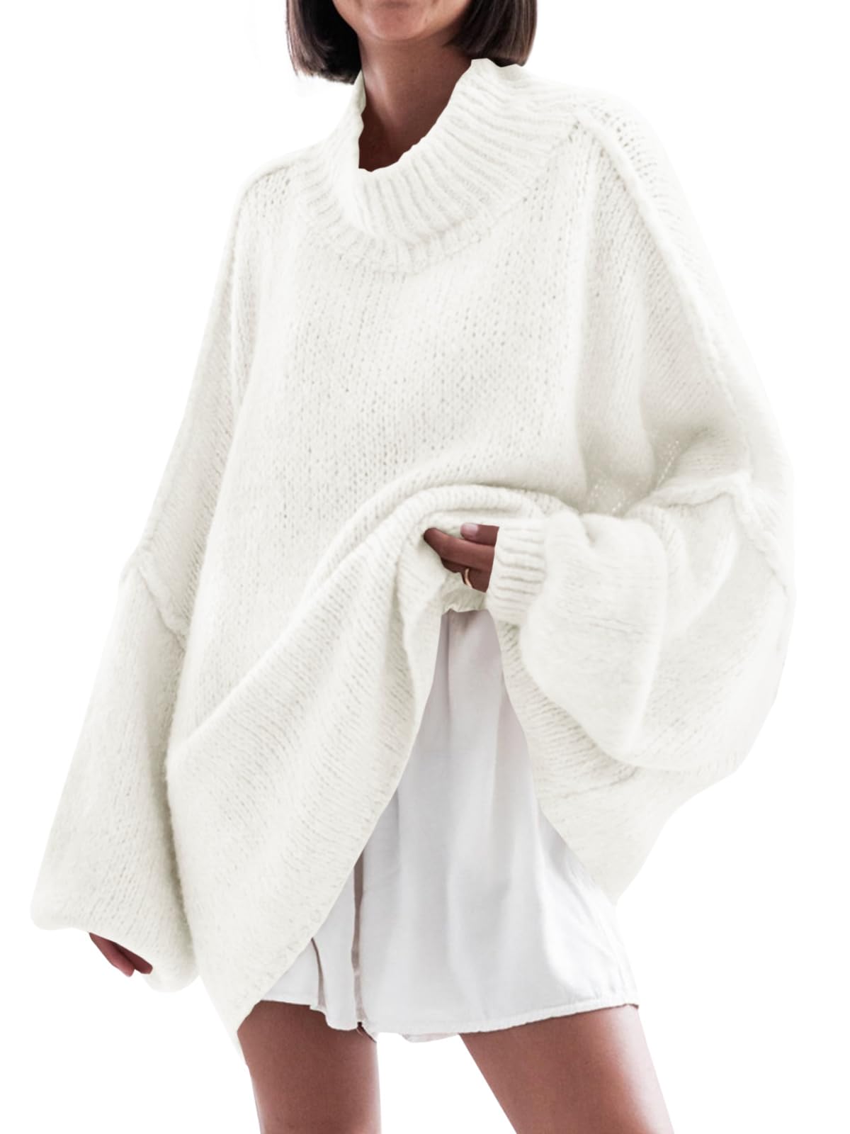 Sweater met ronde hals en lange mouwen lila Polo Ralph Lauren La Redoute