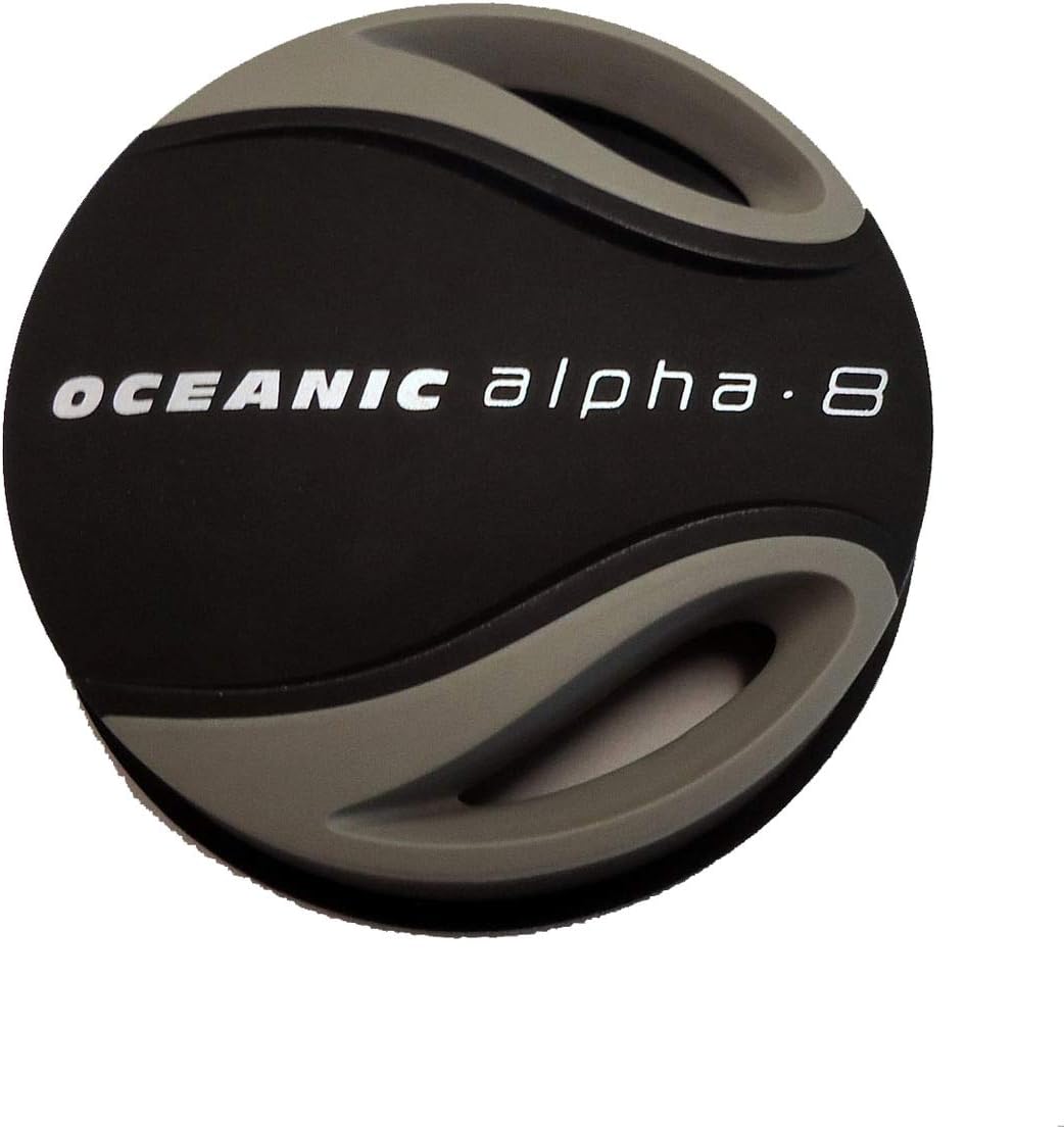 Oceanic Diaphragm Cover Second Stage Alpha 8 - Gray & Black