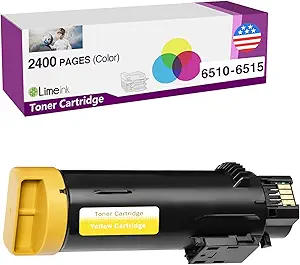 Limeink Compatible Toner Cartridge Replacement for Xerox Phaser 6510 Workcentre 6515 Printer 6515/dn 6515/dni 6510/dn dni High Yield Laser (1 Yellow)